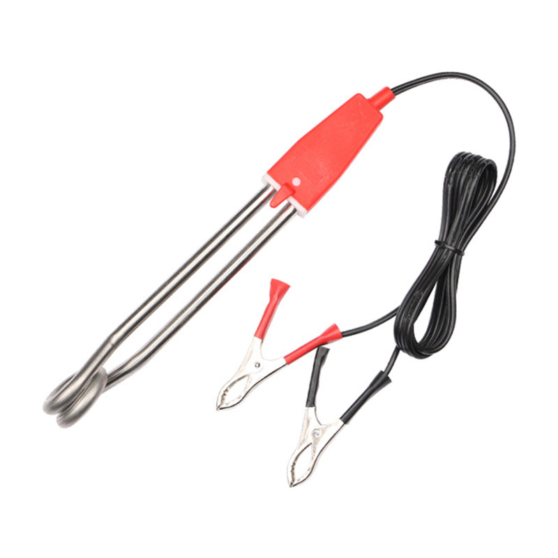 배터리 클립 FP-236,247,271,272,275가 포함된 12V 휴대용 침수식 온수기