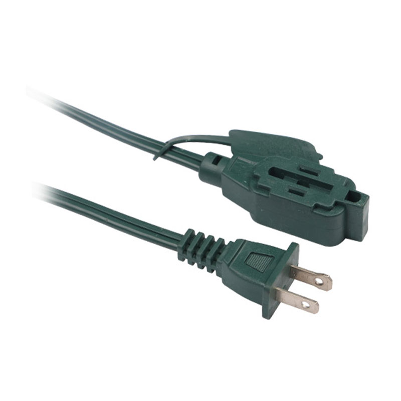 2구 플러그 및 다중 콘센트 FP-690,FP-691,FP-692,FP-693,FP-688,FP-689가 있는 12v 미국 표준 Spt 가정용 연장 코드